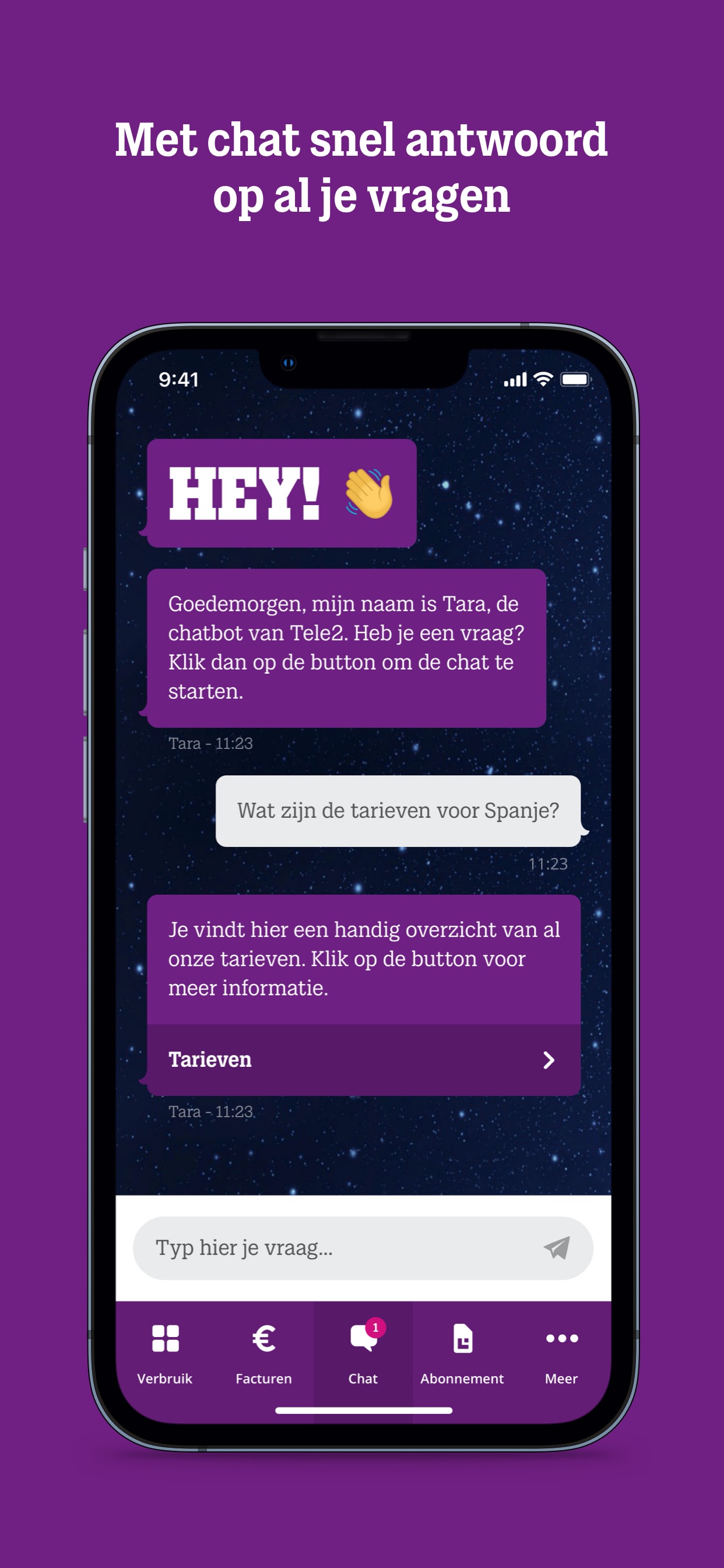 Chatbot staat 24/7 voor je klaar Chatbot staat 24/7 voor je klaar